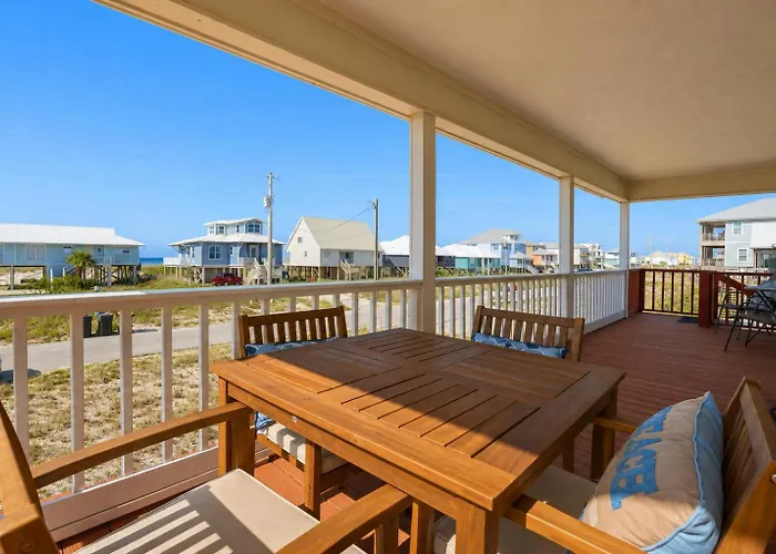 South Of Somewhere Beachfront With Private Pool, Gulf & Bay Views Gulf Shores