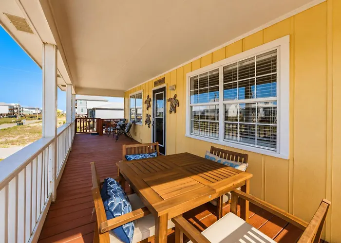 South Of Somewhere Beachfront With Private Pool, Gulf & Bay Views Gulf Shores